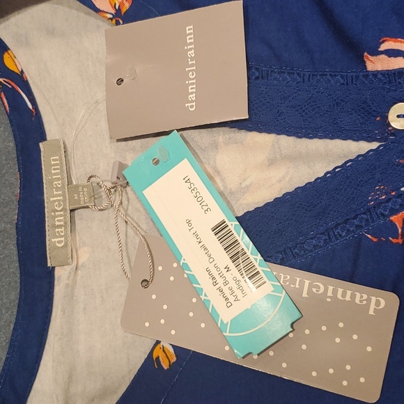 NWT🎟 Womens Medium Knit Top* Daniel Rainn☆18"ptp💙24" length☆☆ FAST SHIPPER 🌟 - Picture 5 of 12